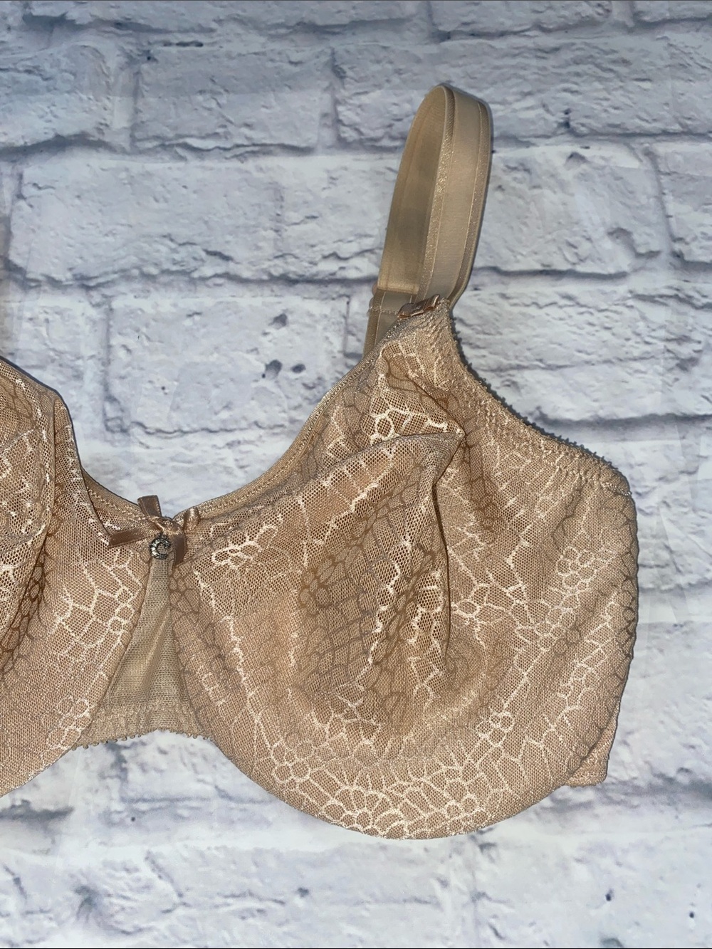 Chantelle C Magnifique Seamless Unlined Minimizer Bra Nude Sand 32DDDD #18910 - Picture 4 of 11